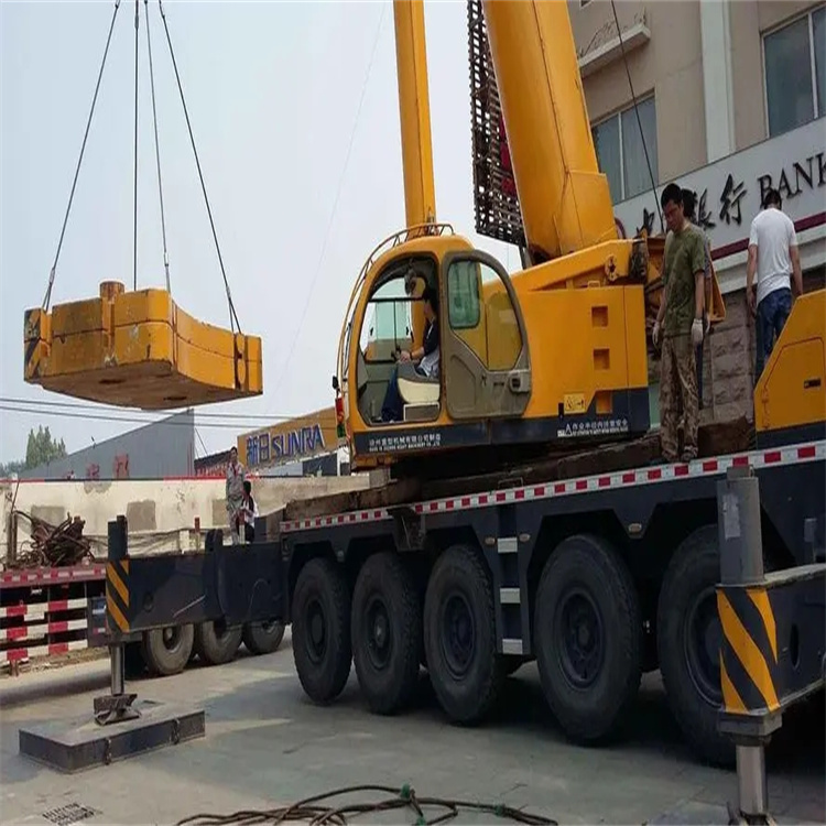 三才镇当地吊车出租|机器吊装|75吨|工厂搬迁服务